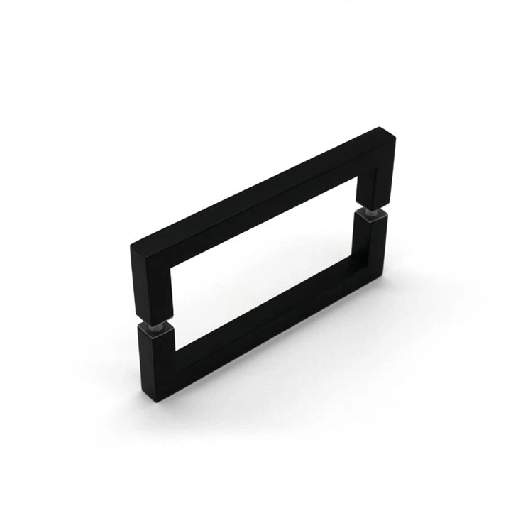 Matte black frameless pull handle (4)