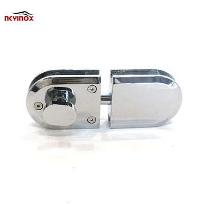 Serrure de porte en verre double face en acier inoxydable