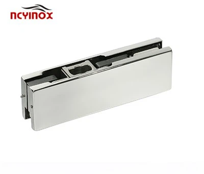 Pince de porte en acier inoxydable pour porte en verre