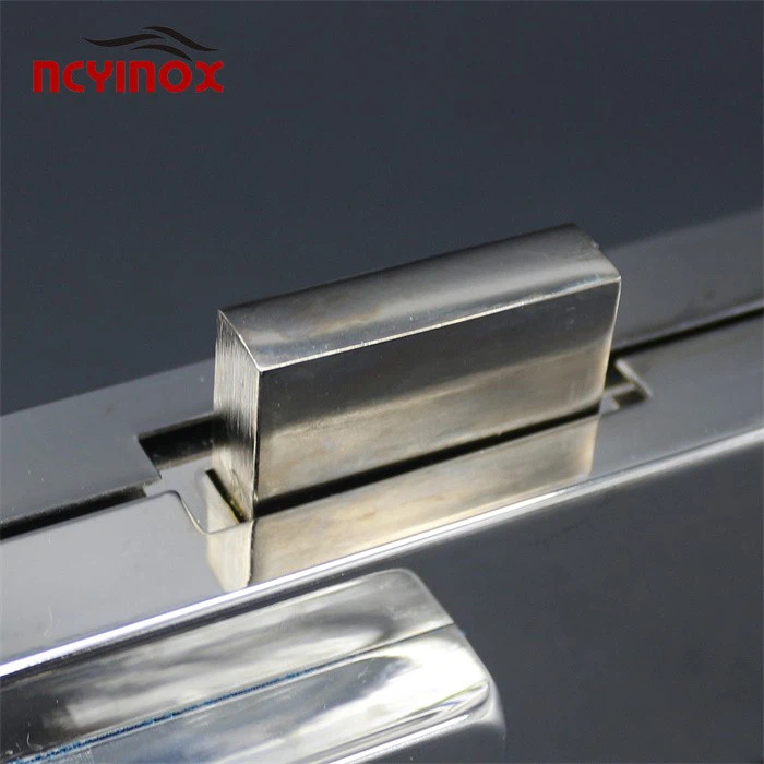 Wholesale Stainless Steel Glass Door Patch Lock With Brass Key