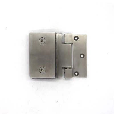 Quincaillerie de porte en acier inoxydable pour mur à verre Charnière de porte en verre